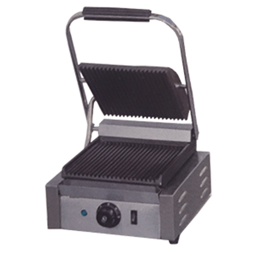 Electric Panini Sandwich Grill with Grooved Grill Surfaces – Eco