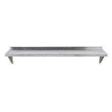 Load image into Gallery viewer, 16 Gauge Stainless Steel 12" x 48" Heavy Duty Solid Wall Shelf - Eco Prima Home and Commercial Kitchen Supply