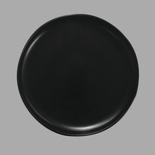 Load image into Gallery viewer, Round Black Ceramic Plate
