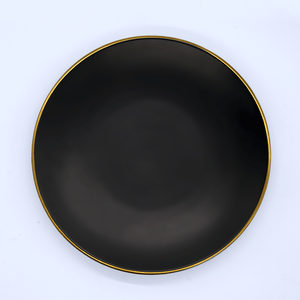 11" Matte Black Plate - Eco Prima Home and Commercial Kitchen Supply