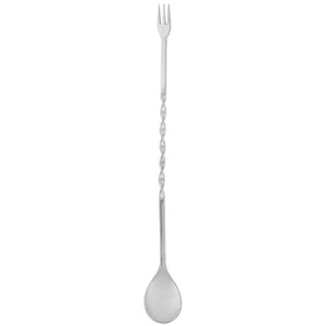 12" Bar Spoon with Fork, SS201