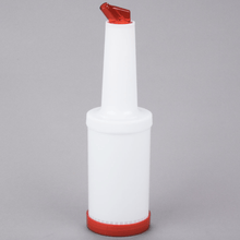 Load image into Gallery viewer, 1L Pour Bottle with Red Spout and Cap - Eco Prima Home and Commercial Kitchen Supply