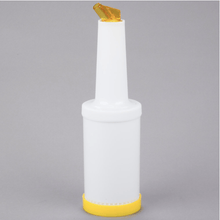 Load image into Gallery viewer, 1L Pour Bottle with Yellow Spout and Cap - Eco Prima Home and Commercial Kitchen Supply