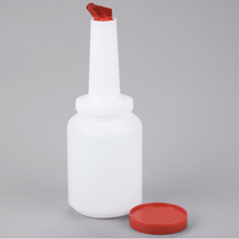 Load image into Gallery viewer, 2L Pour Bottle with Red Spout and Cap - Eco Prima Home and Commercial Kitchen Supply