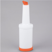 Load image into Gallery viewer, 1L Pour Bottle with Orange Spout and Cap - Eco Prima Home and Commercial Kitchen Supply