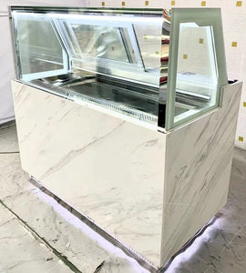 Ice Cream Showcase w/ Marble Base, L1032 x W910 x H1350 mm