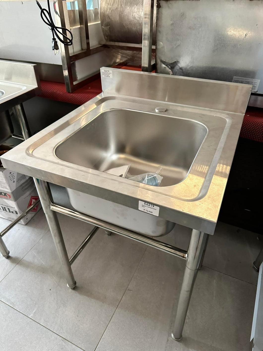 Stainless Steel Single Compartment Sink (L500 X D500 X H800)