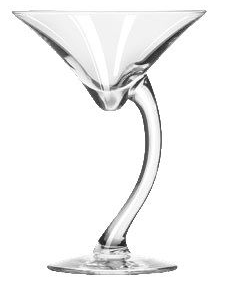 100 ml Bended Martini Glass