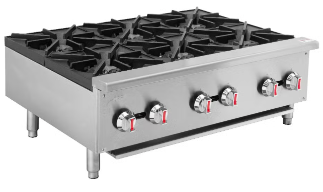 6 Burner Heavy Duty Gas Stove
