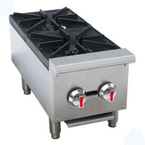 2 Burner Countertop Gas Stove, L301 x D691 x H348 mm