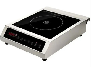 Single Stainless Steel Induction Cooker with Smart Sensor Touch Controller, Led Display, 2 Cooling Fans, L440 x D355 x H110 mm