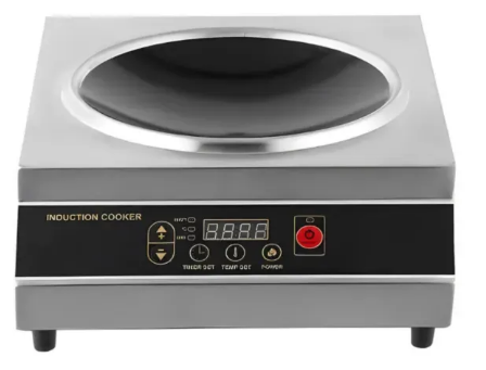 5.4KW Stainless Steel Electric Countertop Wok Induction Range