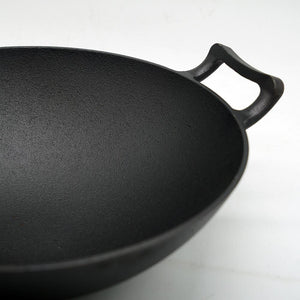 14" Cast Iron Wok - Eco Prima Home and Commercial Kitchen Supply
