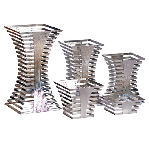 Silver Food Riser Silver Villa Savoye Buffet Riser – Eco Prima Home and Commercial ...