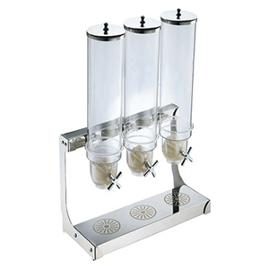 3L Triple Head Cereal Dispenser - Eco Prima Home and Commercial Kitchen Supply