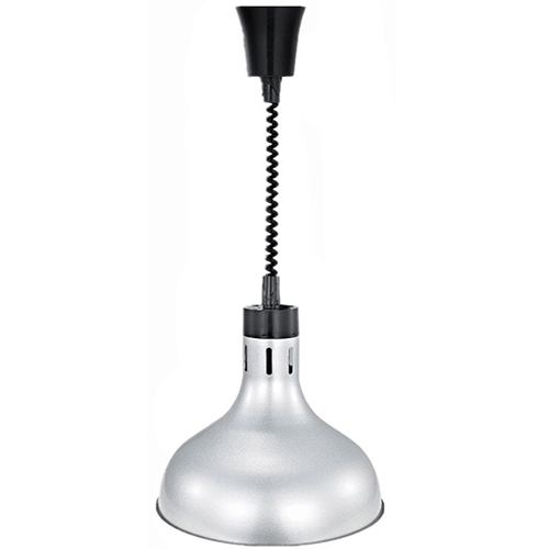 Silver Pendant Food Heat Lamp, 29 cm - Eco Prima Home and Commercial Kitchen Supply