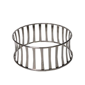 Round Stainless Basket Holder - Eco Prima Home and Commercial Kitchen Supply
