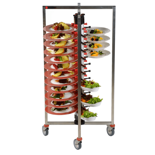 48-Plate Mobile Jackstack Trolley - Eco Prima Home and Commercial Kitchen Supply