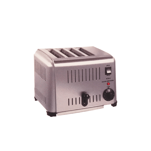 4-Slice Commercial Toaster - Eco Prima Home and Commercial Kitchen Supply