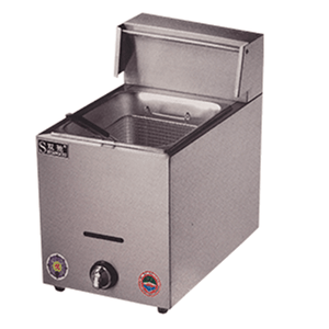 6L Single Tank, Single Basket Gas Fryer - Eco Prima Home and Commercial Kitchen Supply