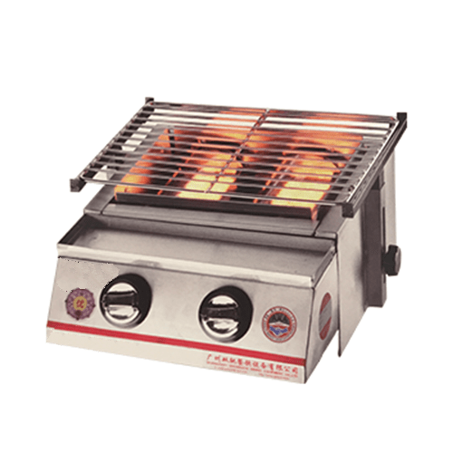 2 Burner Gas Barbeque Grill - Eco Prima Home and Commercial Kitchen Supply