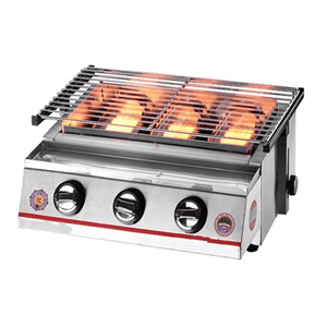 3 Burner Gas Barbeque Grill - Eco Prima Home and Commercial Kitchen Supply