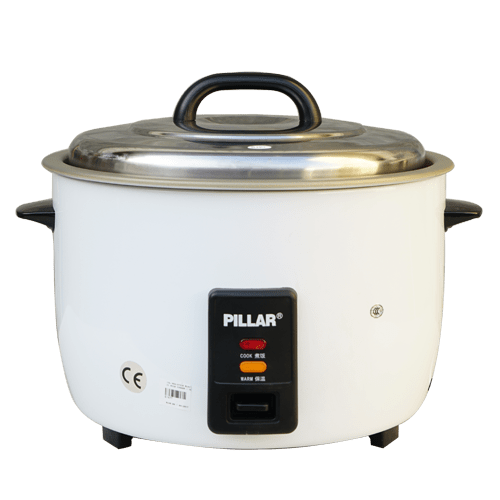 Pillar 50 Cup (25 Cup Raw) Electric Rice Cooker and Warmer - Eco Prima Home and Commercial Kitchen Supply