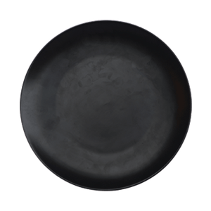 11" Ceramic Black Plate - Eco Prima Home and Commercial Kitchen Supply