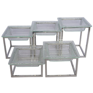 Cube with Bowl Buffet Riser