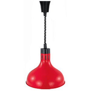 Red Pendant Food Heat Lamp, 29 cm - Eco Prima Home and Commercial Kitchen Supply