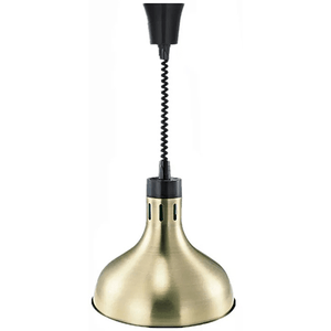 Old Gold Pendant Food Heat Lamp, 29 cm - Eco Prima Home and Commercial Kitchen Supply
