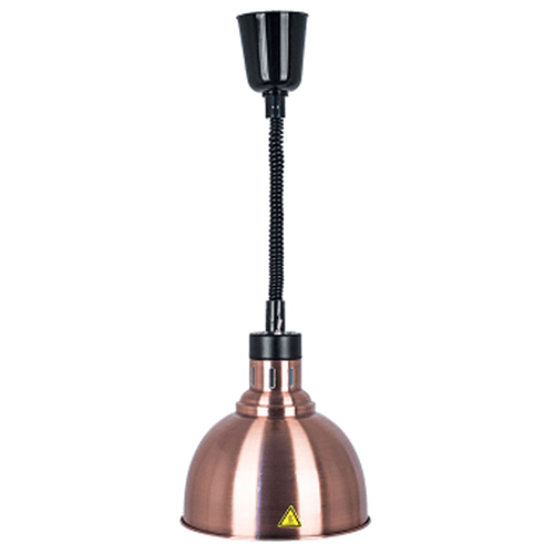 Rose Gold Pendant Food Heat Lamp, 25 cm - Eco Prima Home and Commercial Kitchen Supply