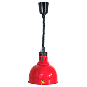 Red Pendant Food Heat Lamp, 25 cm - Eco Prima Home and Commercial Kitchen Supply