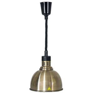 Old Gold Pendant Food Heat Lamp, 25 cm - Eco Prima Home and Commercial Kitchen Supply