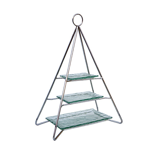 Triangular Food Display 3-Tier Triangle Display – Eco Prima Home and Commercial Kitchen Supply