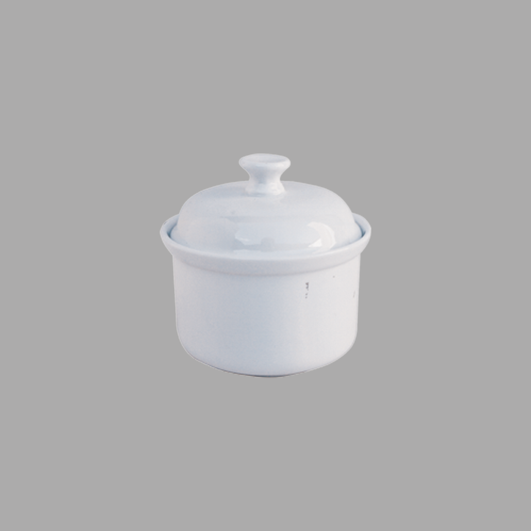 Oriental Ceramic Pot w/ Cover