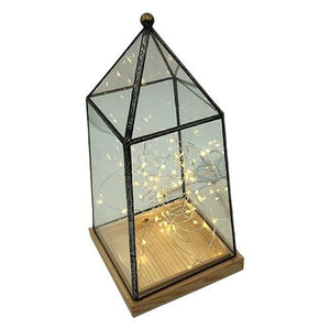 Glass House Table Lamp - Eco Prima Home and Commercial Kitchen Supply