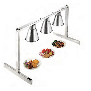 Triple Head Silver Food Warmer - Eco Prima Home and Commercial Kitchen Supply