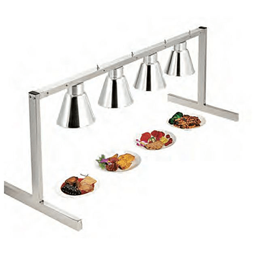 Quadruple Head Silver Food Warmer - Eco Prima Home and Commercial Kitchen Supply
