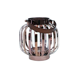 Oblong Metallic Lantern - Eco Prima Home and Commercial Kitchen Supply
