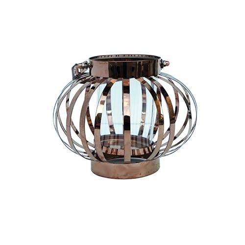 Round Metallic Lantern - Eco Prima Home and Commercial Kitchen Supply