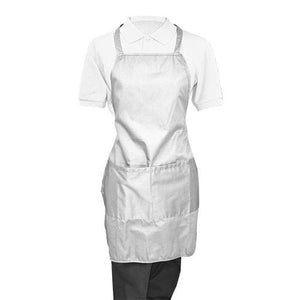 White Whole Apron - Eco Prima Home and Commercial Kitchen Supply
