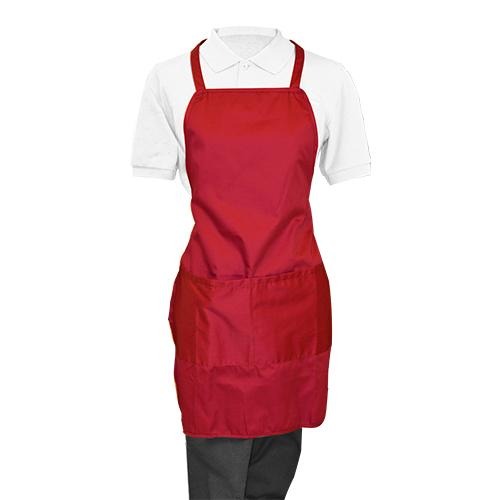 Maroon Whole Apron - Eco Prima Home and Commercial Kitchen Supply