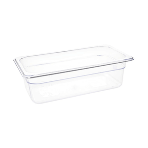 1/3 x 4" Polycarbonate Gastronorm Pan - Eco Prima Home and Commercial Kitchen Supply