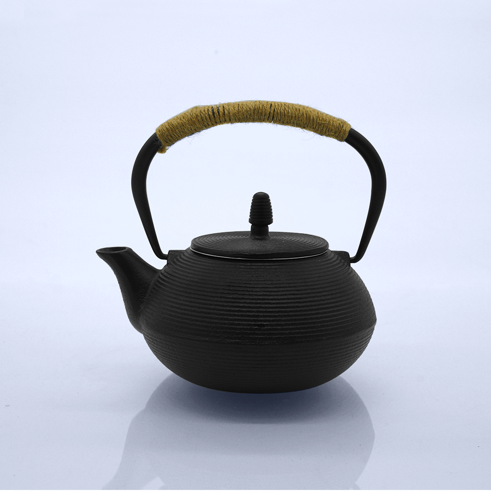 Round Cast Iron Teapot - Eco Prima Home and Commercial Kitchen Supply