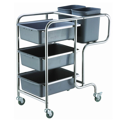 Stainless Steel Collecting Trolley