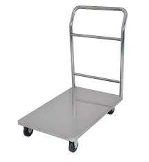 Folding Stainless Steel Flat Trolley