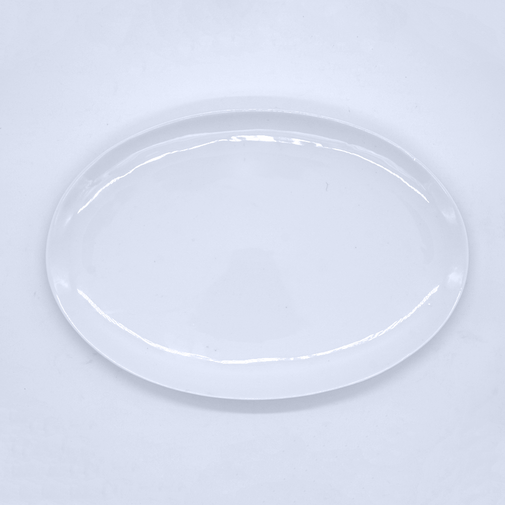 Oval Rimless Plate - Eco Prima Home and Commercial Kitchen Supply