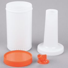 Load image into Gallery viewer, 1L Pour Bottle with Orange Spout and Cap - Eco Prima Home and Commercial Kitchen Supply
