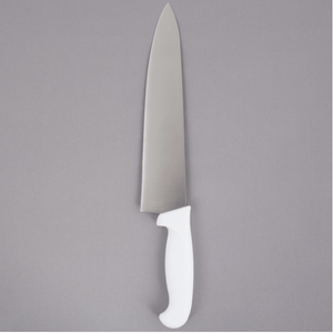 10" White Chef Knife - Eco Prima Home and Commercial Kitchen Supply